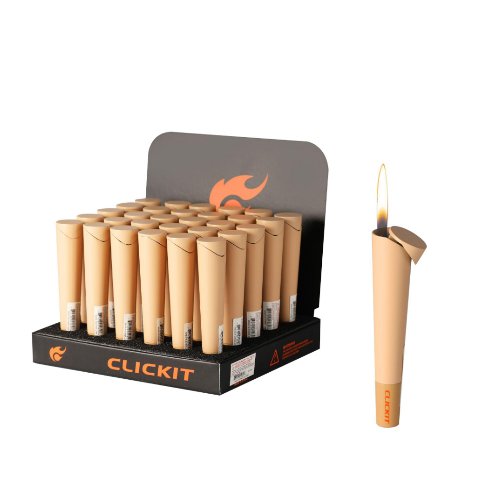 Clickit - Lighter - Large Pre-roll Shape - 30ct