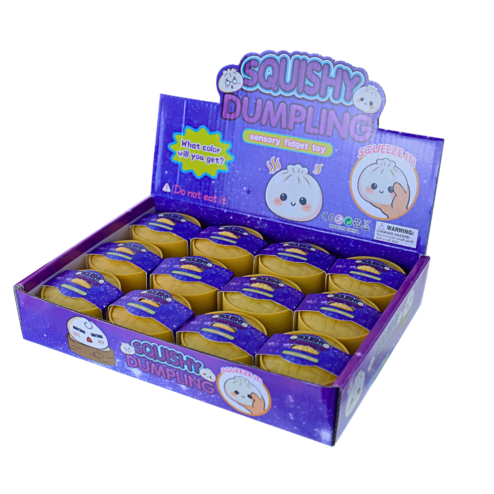 Squish Toy - 12ct - Dumpling Tye Dye Foam