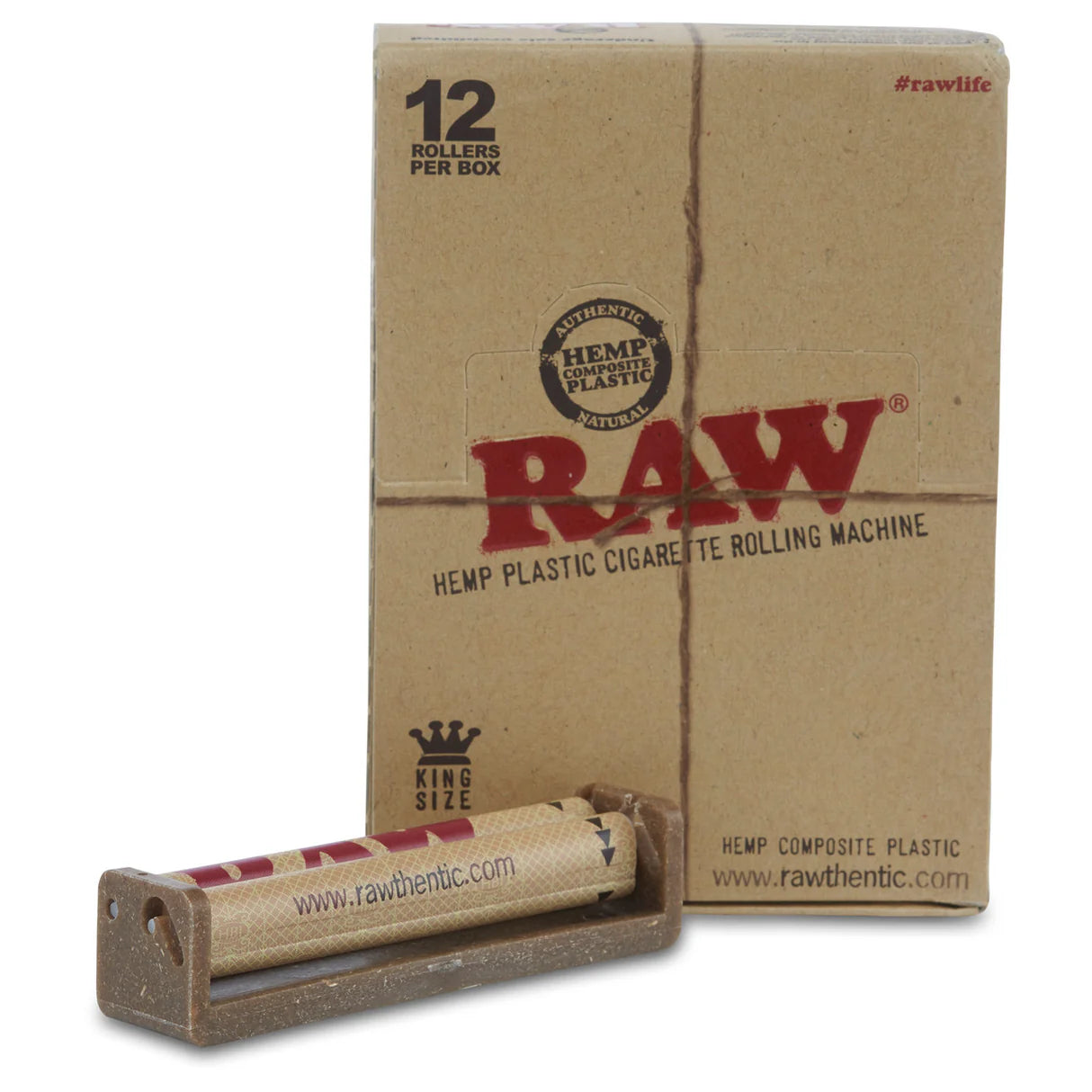 Raw - Roller - Hemp Plastic King 110mm - 12ct