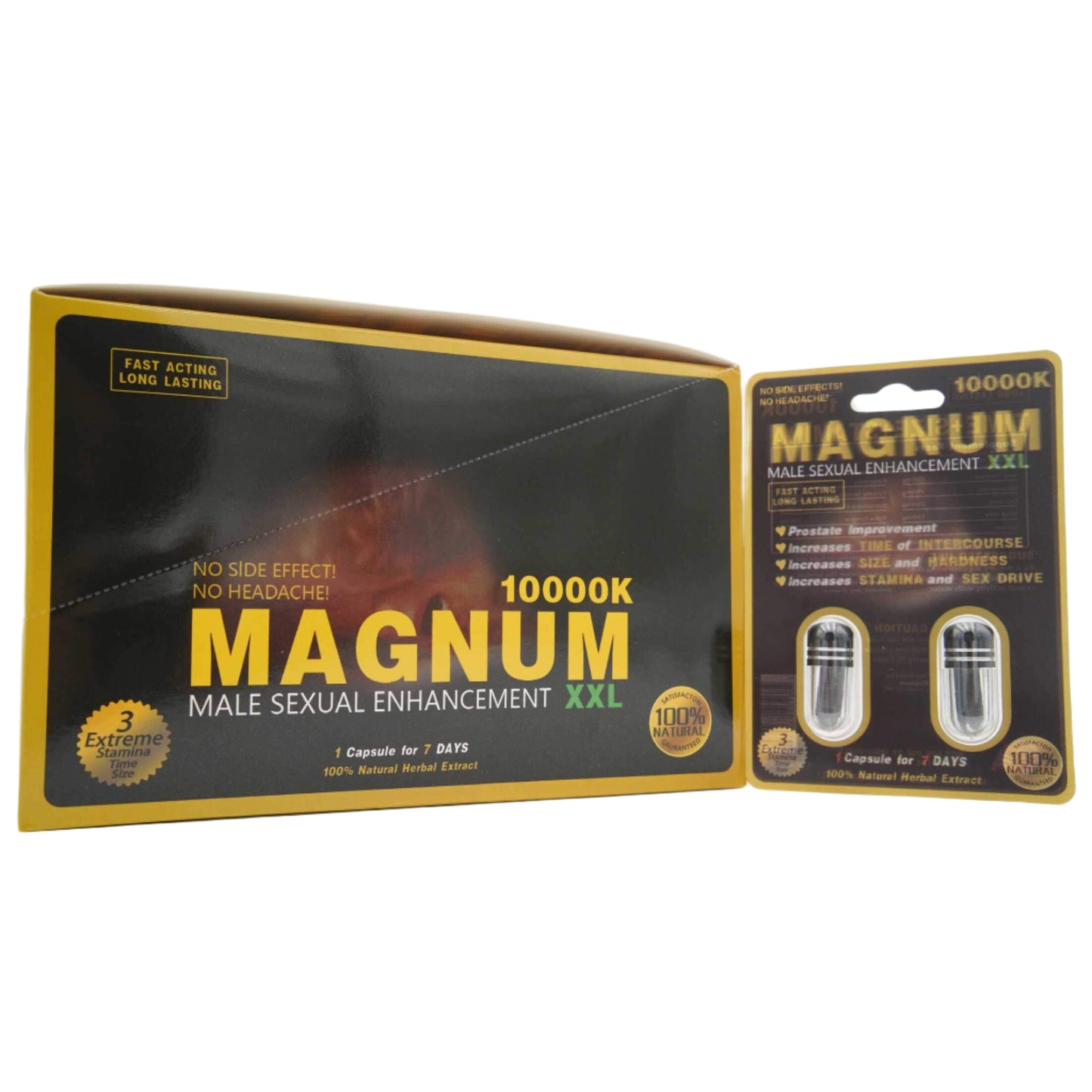 Magnum Black - Enhancer - 10000k Caps - 2pk - 24ct