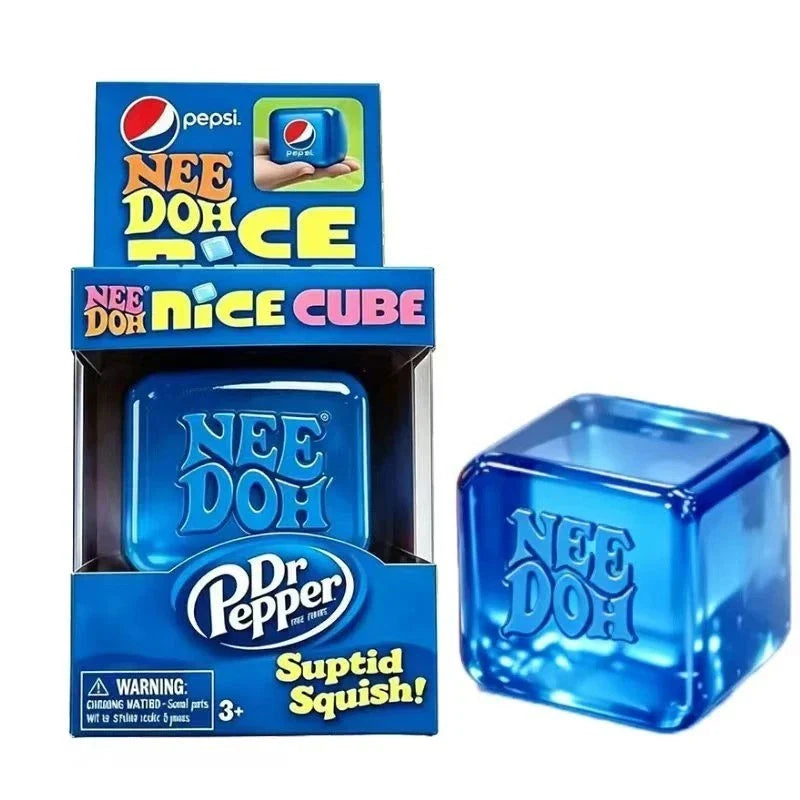 Squish Toy - Blue Cube