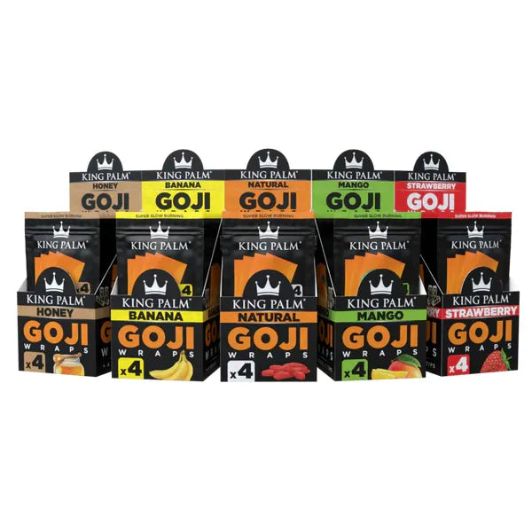 King Palm - Goji Wraps - 4pk - 15ct