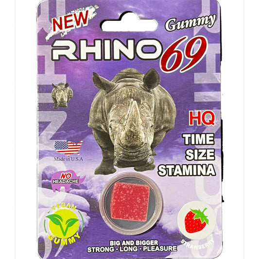 Rhino 69 - Enhancer - Purple Gummies - 24ct