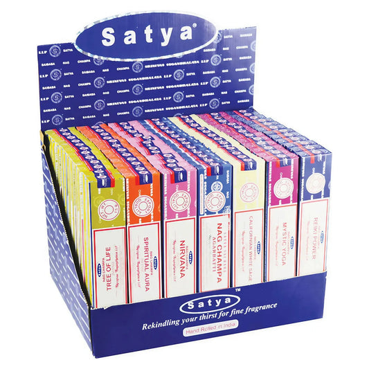 Satya - Incense Display Box - Asst - 84ct +