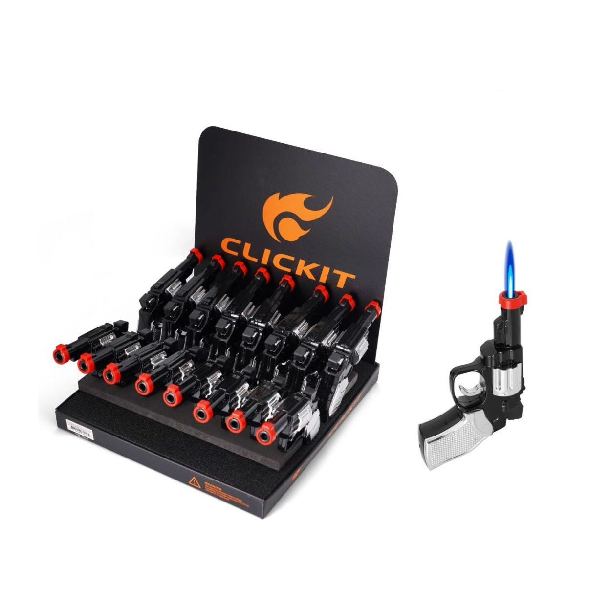 Clickit - Lighter - Shocking Gun Lighter - 16ct