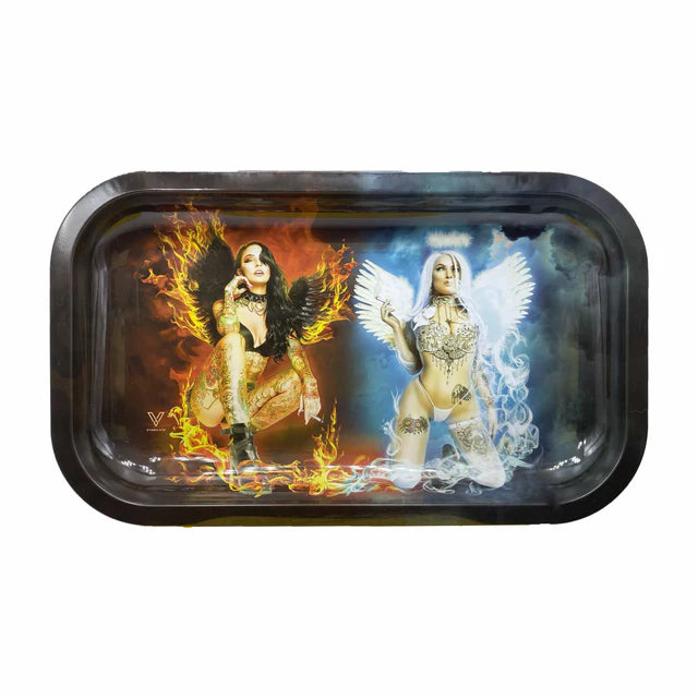 V Syndicate - Rolling Tray - Medium Hybrid - Devil vs Angel +