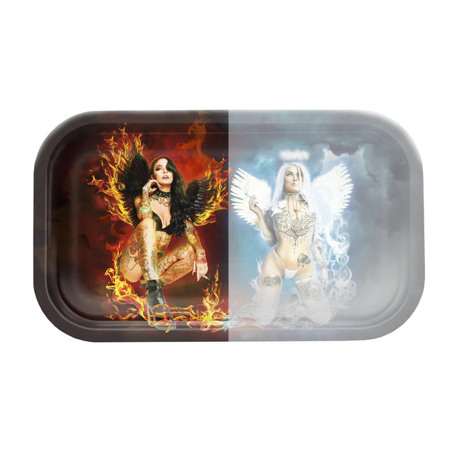 V Syndicate - Rolling Tray - Medium Hybrid - Devil vs Angel +