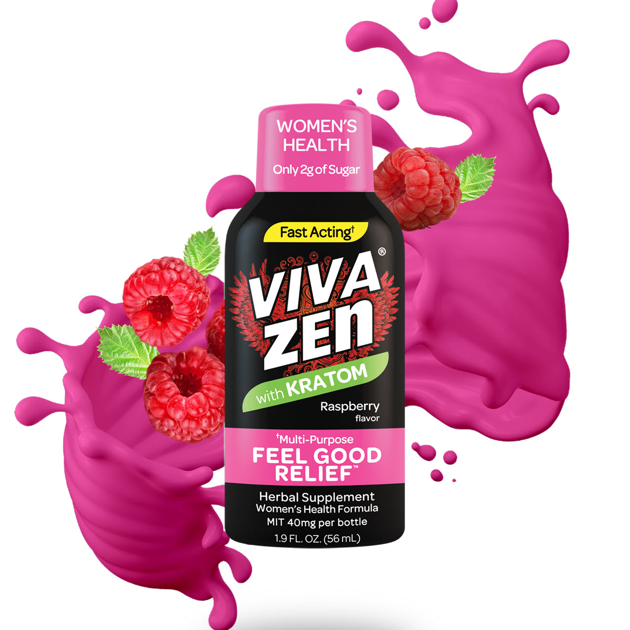 Vivazen Womens Health Kratom Shot 12ct Box
