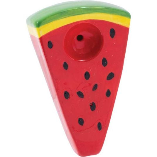 Wacky Bowlz - 3.5" Ceramic Pipe - Watermelon Slice #2