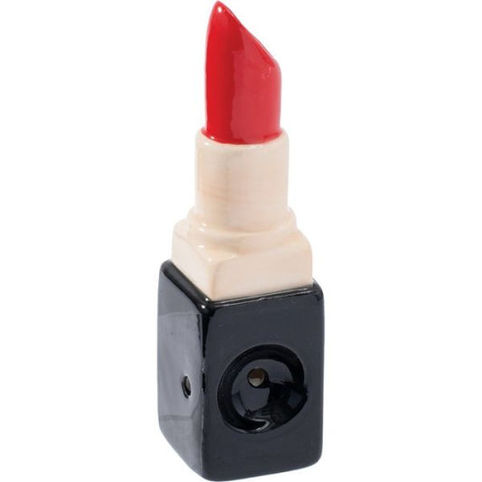 Wacky Bowlz - Ceramic Pipe - Fun Designs and Unique Shapes - 3.5" - Lip Stick