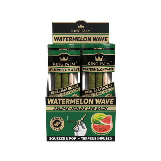King Palm - Cones - Slim - 2pk - 20ct - Watermelon Wave