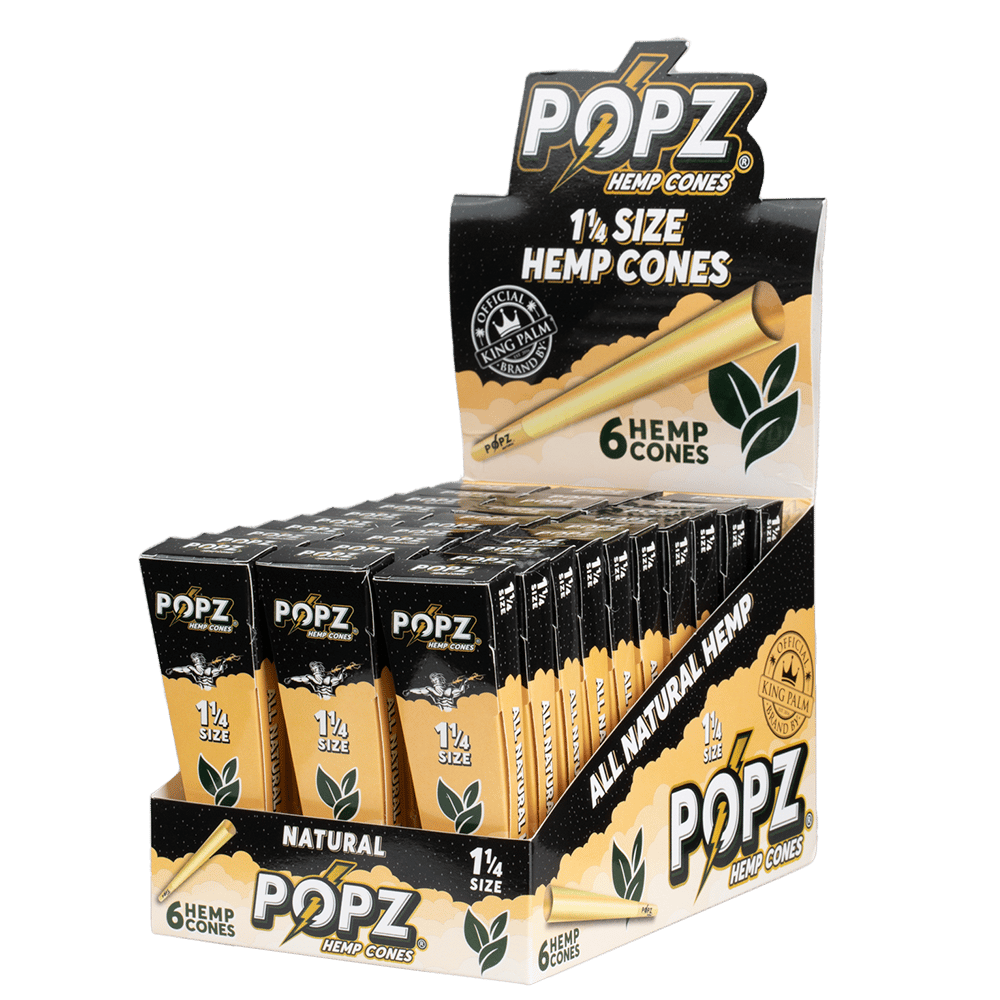 Popz Hemp Cones - Natural - 1 1/4
- 6pk - 30ct