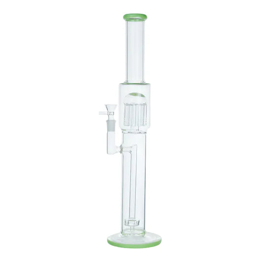 WP - 17.5" Tree & Showerhead Perc Straight Water Pipe - Assorted Colors