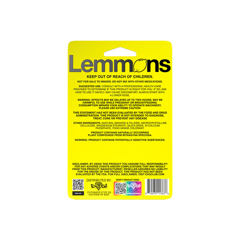 Lemmons - 35mg - 7-OH Tabs - 6pk - 6ct