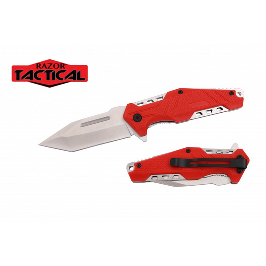 Razor Tactical - Premium Flip Knife - RT-7367RD