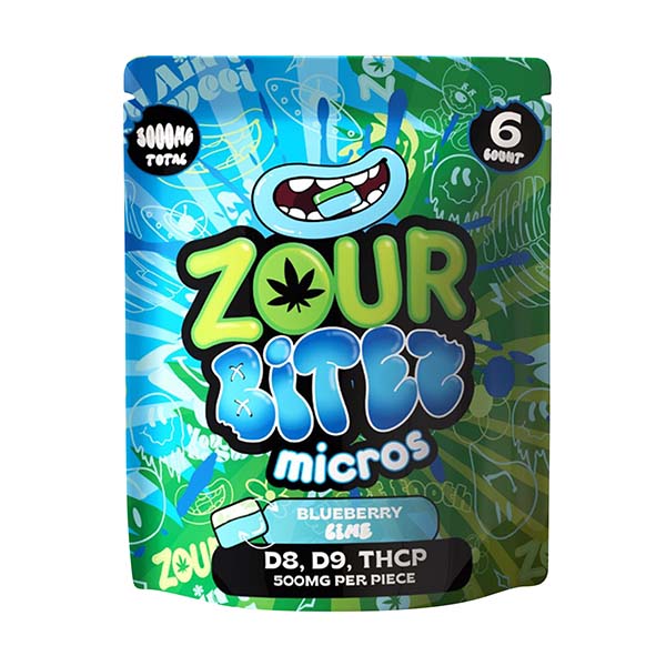 Zour Bites - 3000mg D9 Gummies - 6pk - 30ct