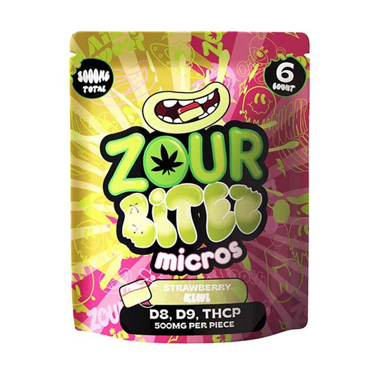 Zour Bites - 3000mg D9 Gummies - 6pk - 30ct