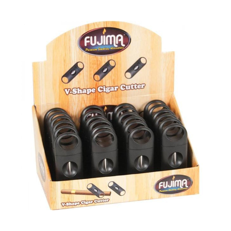 Fujima V-Shape Cigar Cutter Display - 24ct