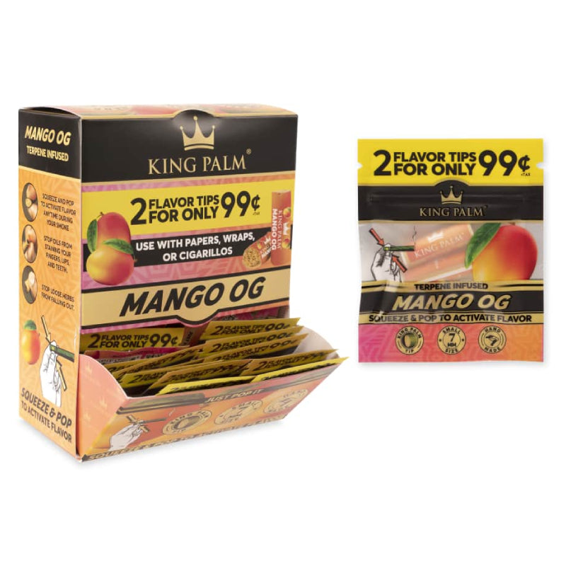 King Palm Filters and Tips - 2pk - 50ct