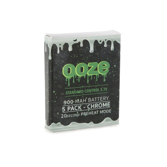 Ooze mAh Batteries - Chrome