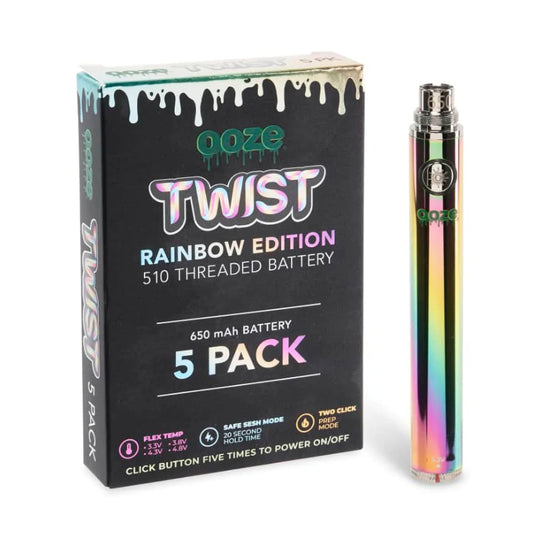 Ooze Twist mAh Batteries - Rainbow