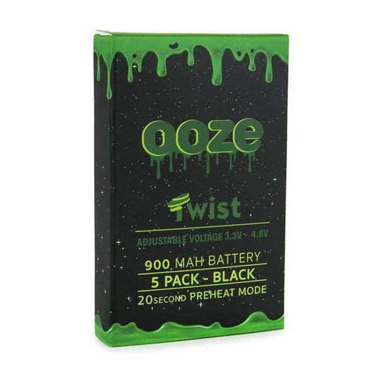 Ooze Twist mAh Batteries - Black
