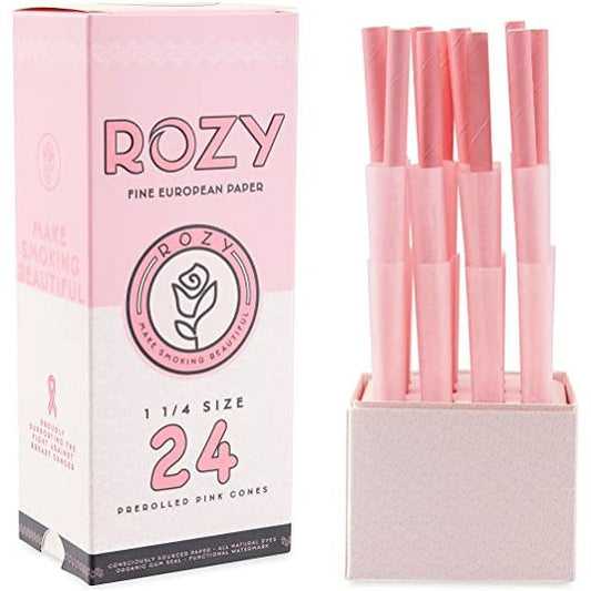 Rozy Pink Cones - King and 1 1/4 Size - 1PK