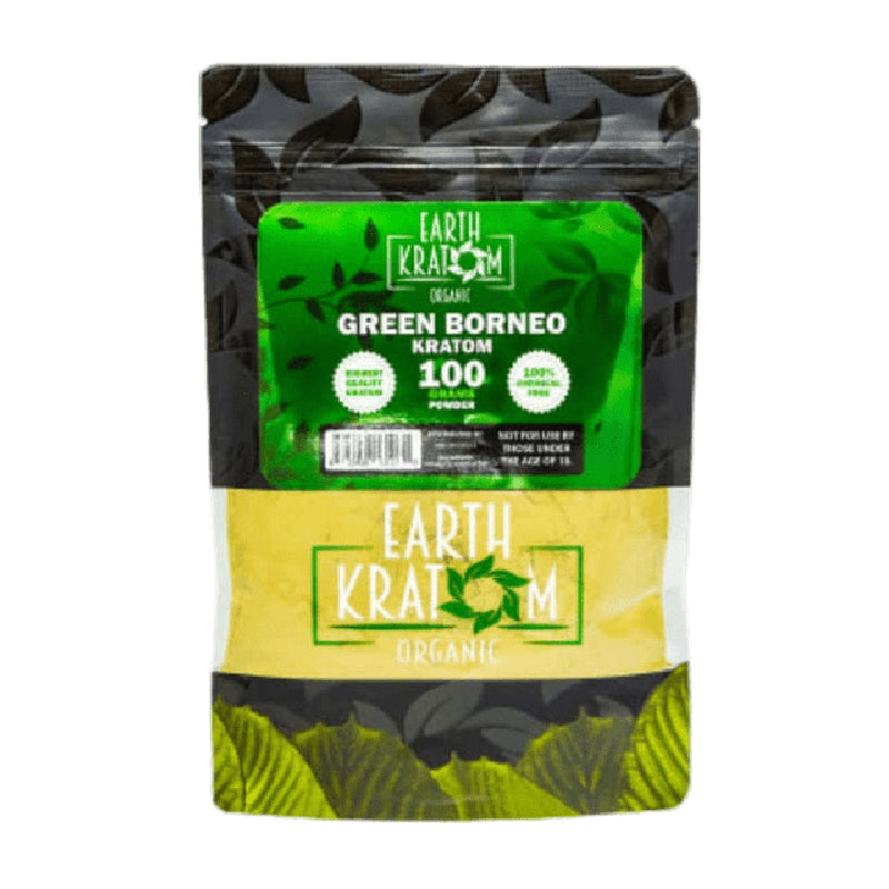 EARTH KRATOM 100G GREEN BORNEO