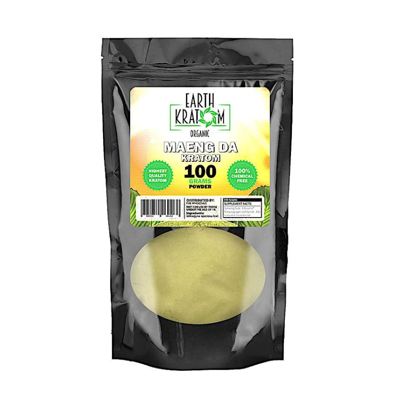 EARTH KRATOM 100G GREEN MAENG DA