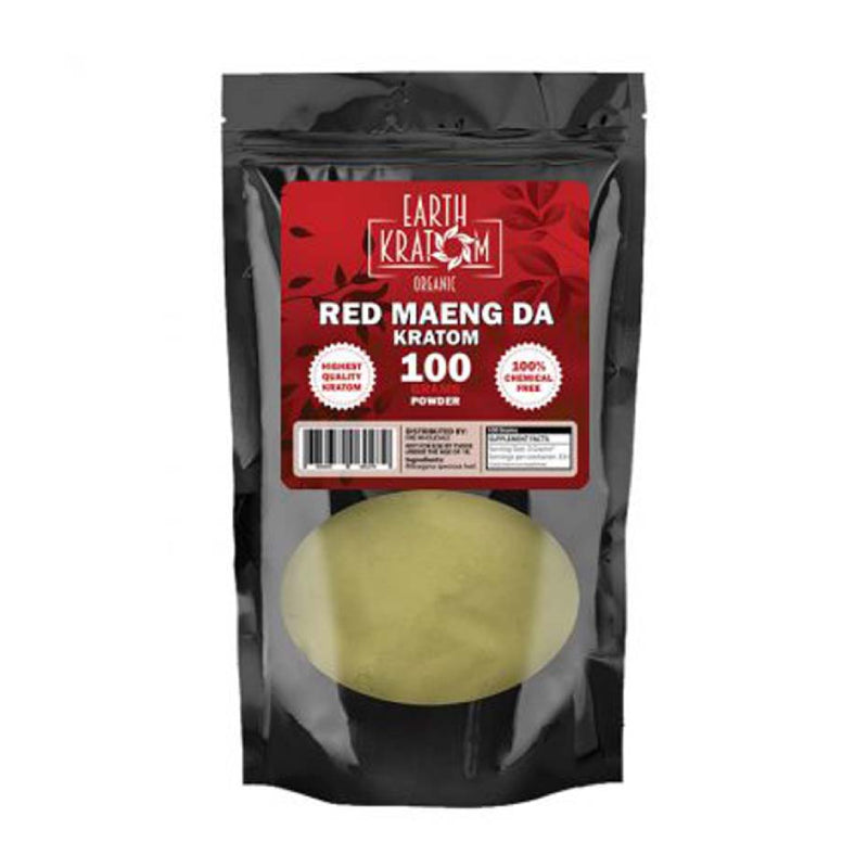 EARTH KRATOM 100G RED MAENG DA