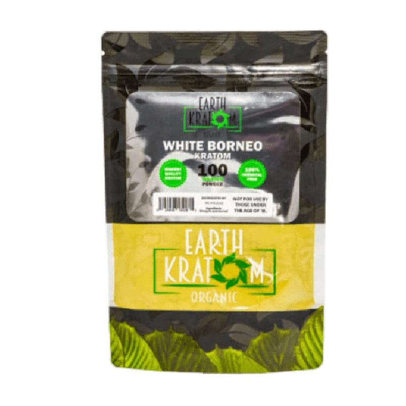 EARTH KRATOM 100G WHITE BORNEO