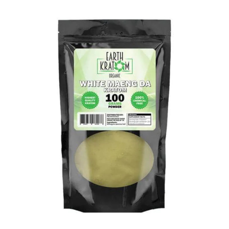 EARTH KRATOM 100G WHITE MAENG DA