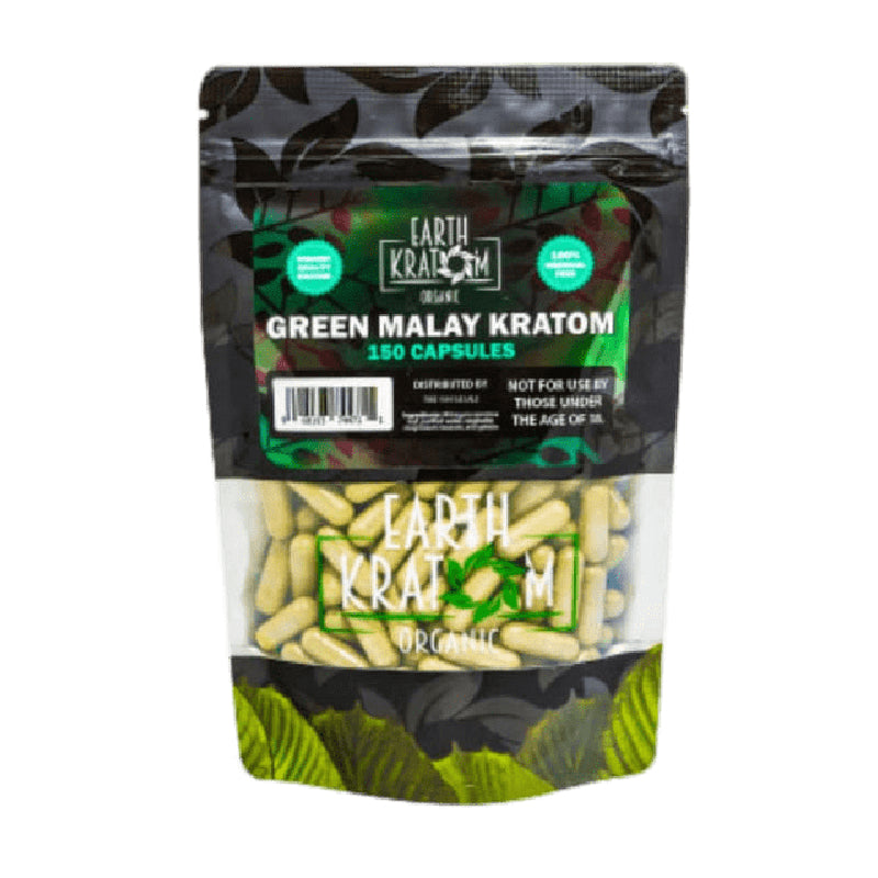 EARTH KRATOM 150 CAP GREEN MALAY