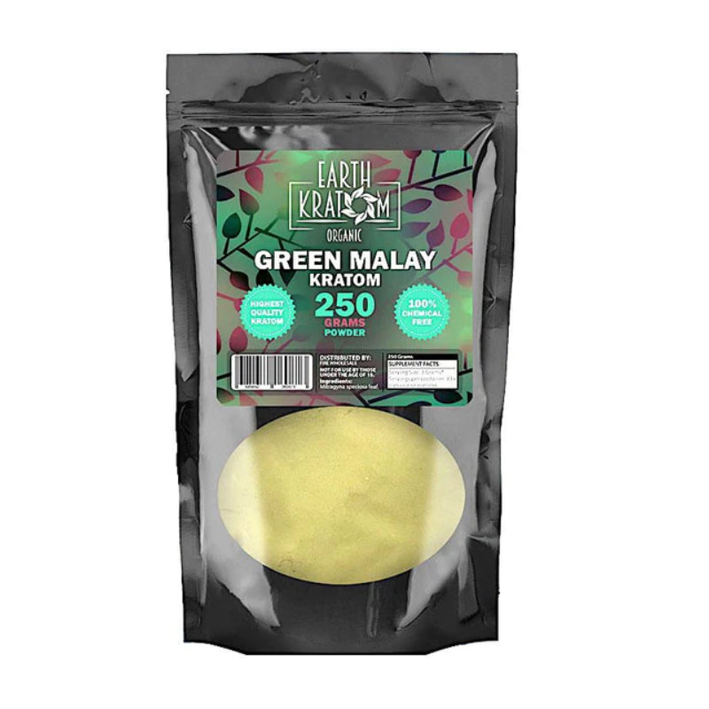 EARTH KRATOM 250G GREEN MALAY