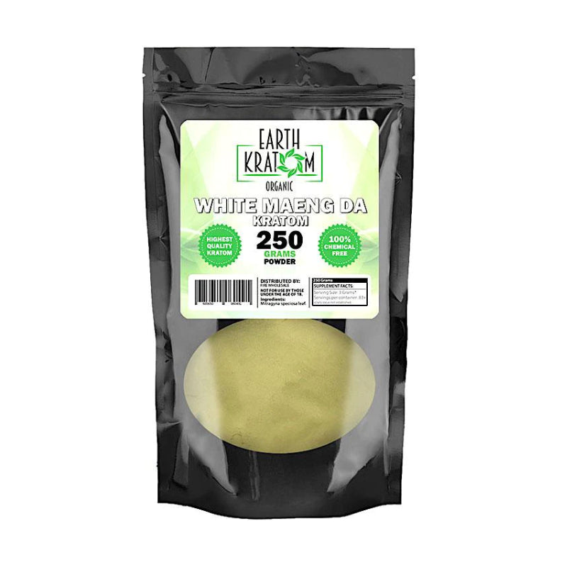 EARTH KRATOM 250G WHITE MAENG DA