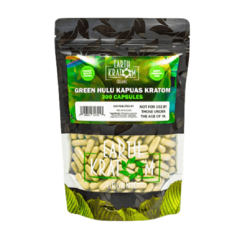 EARTH KRATOM 300 GREEN HULUKAPUAS