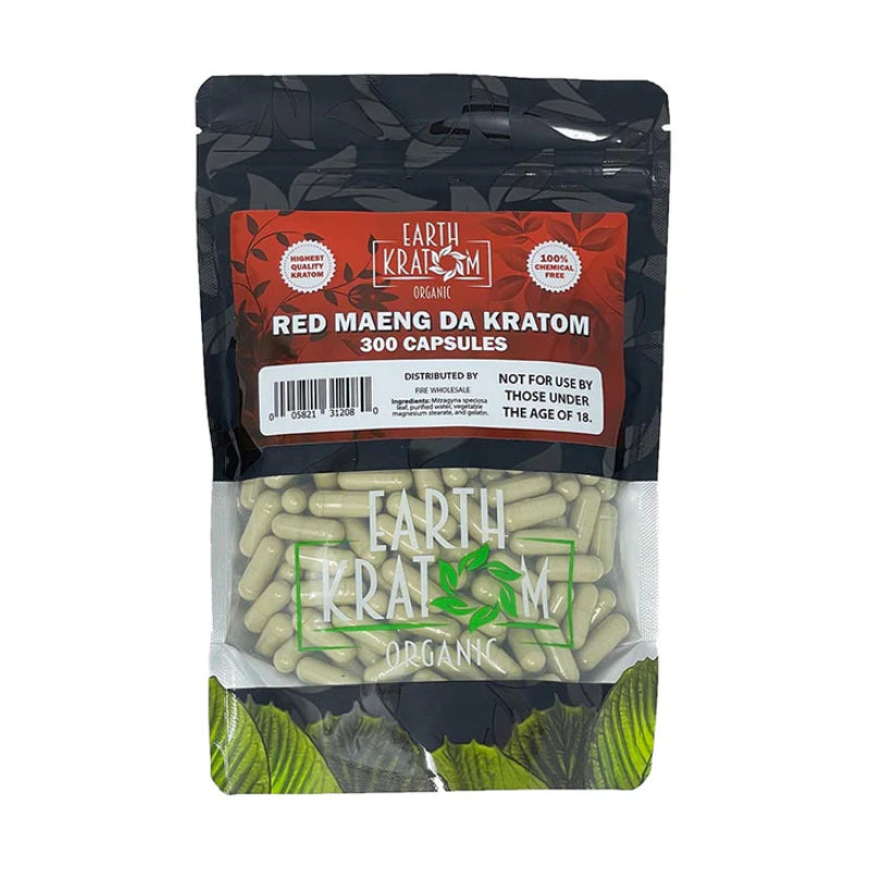 EARTH KRATOM 300 RED MAENG DA