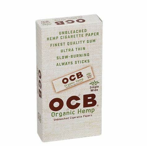OCB - Papers - Organic Hemp Single Wide - 24ct