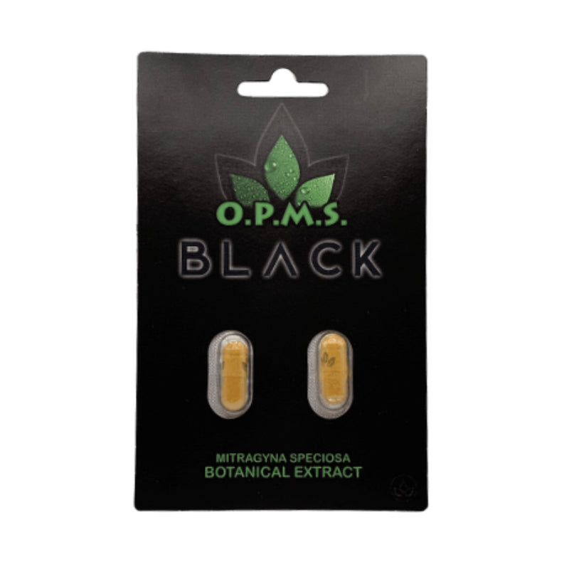 OPMS BLACK CAPSULES 2CT