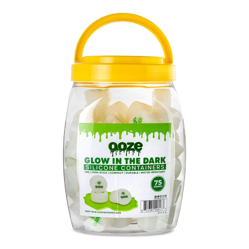 Ooze Silicone Containers - Glow In The Dark - 75ct