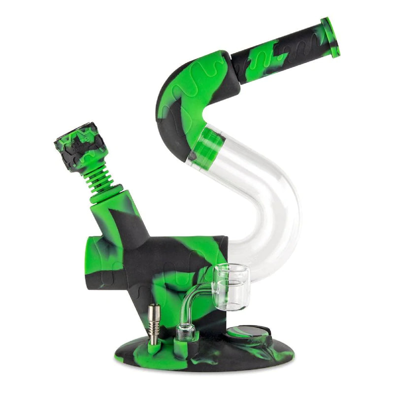 Ooze Swerve Silicone Water Pipe & Nectar Collector