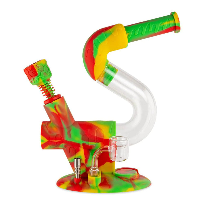 Ooze Swerve Silicone Water Pipe & Nectar Collector