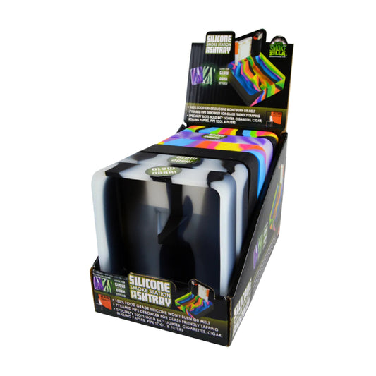 Pyramid Silicone Ashtray - 6PC