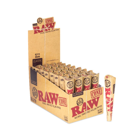 Raw - Cones - Classic - 1 1/4 - 6pk - 32ct