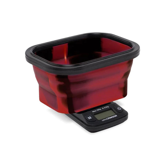 Truweigh Mini Crimson Scale Collapsible Bowl - 100g x 0.01g