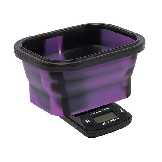 Truweigh Mini Crimson Scale Collapsible Bowl - 100g x 0.01g