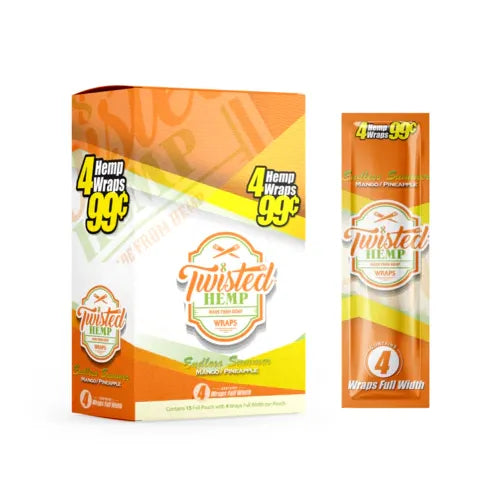 Twisted Hemp Wraps - 15 CT Variety Pack - Assorted Flavors