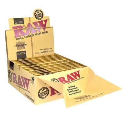 Raw - Papers - Classic - Artesano King Slim - 15ct