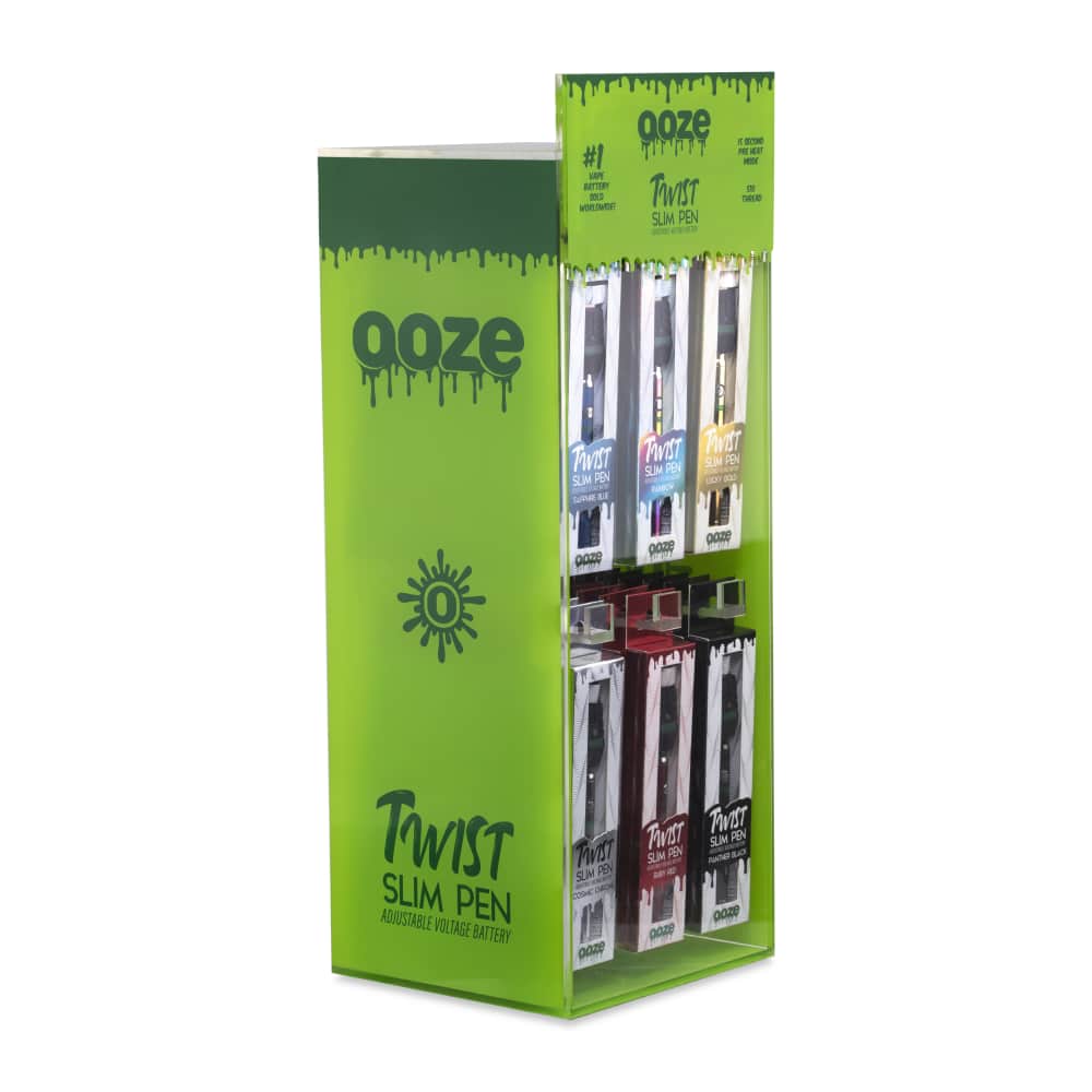 Ooze Slim Twist Battery Display - 48ct