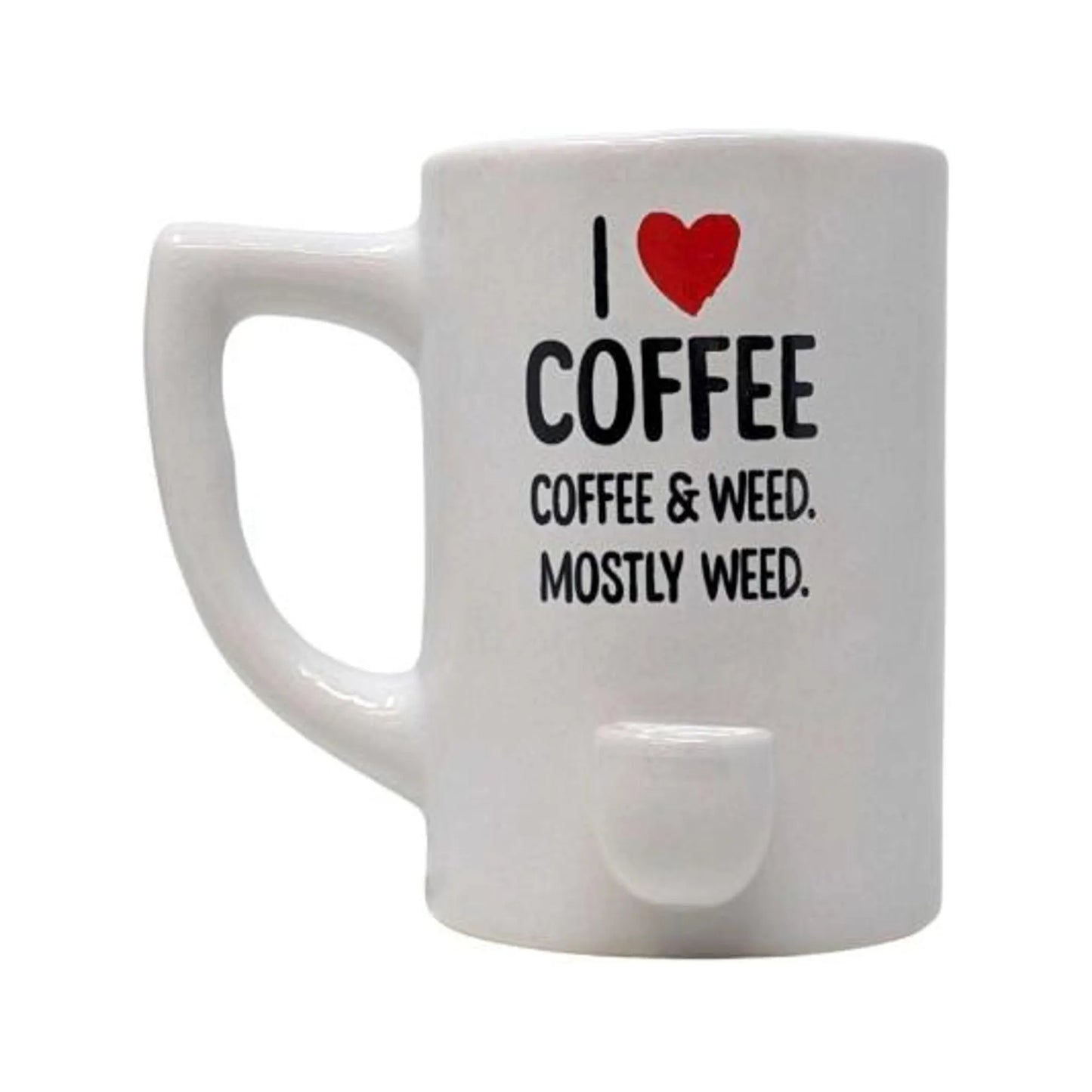 Wake & Bake Porceline Pipe Mug